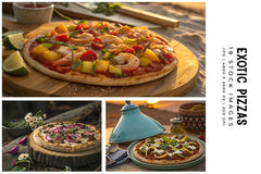 Exotic Pizzas - Stock Images - CraftNest - Digital Crafting and Art