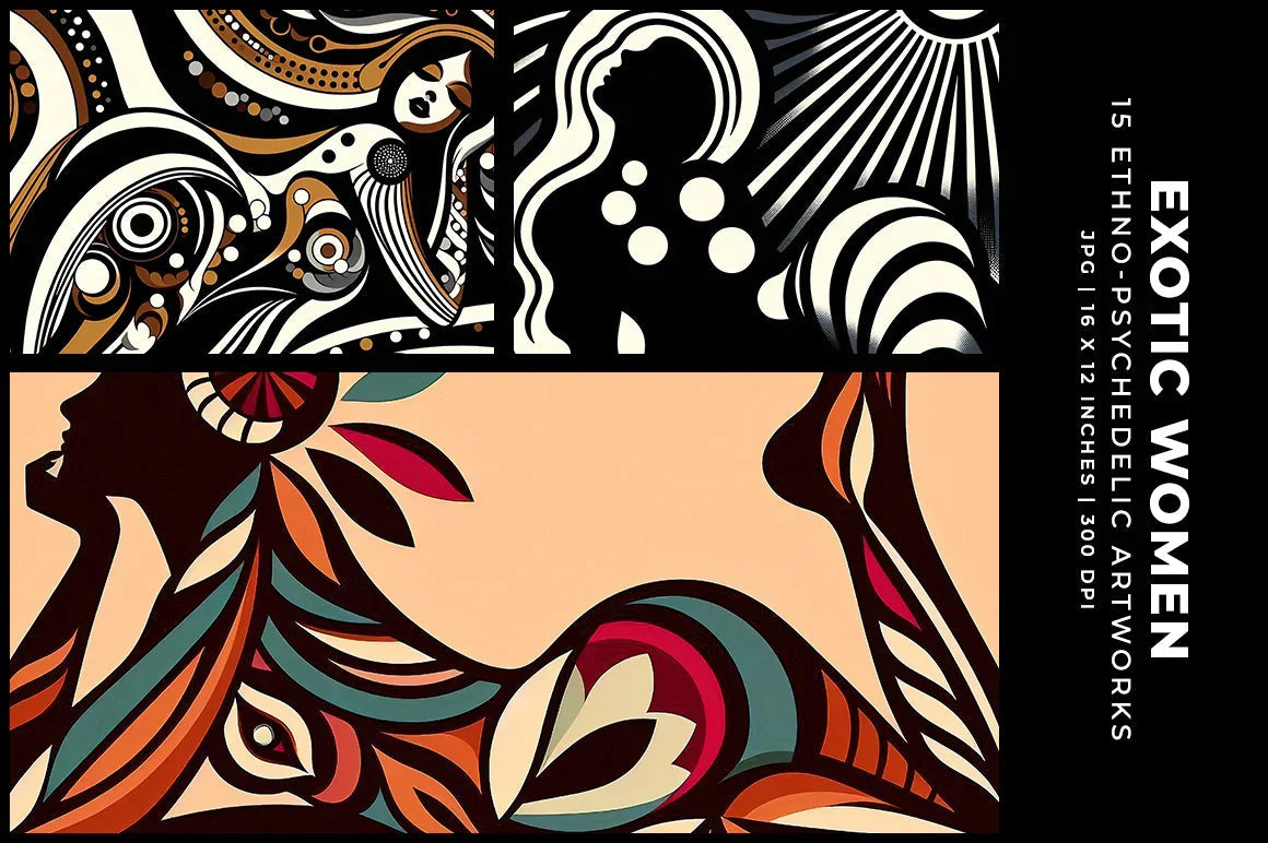 Exotic Women - CraftNest - Digital Crafting and Art