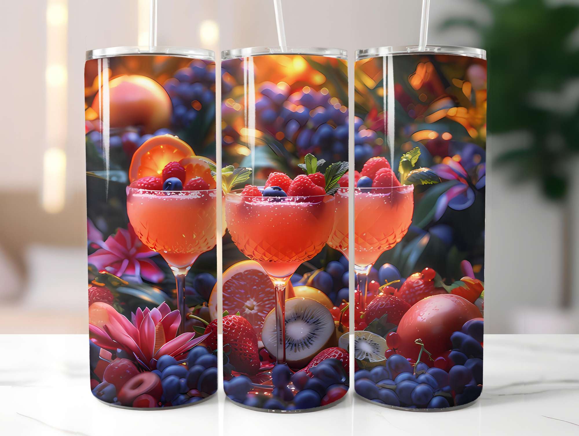 Exotic Fruit 4 Tumbler Wrap - CraftNest - Digital Crafting and Art