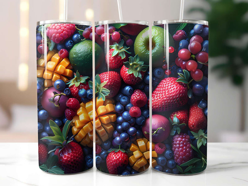 Exotic Fruit 4 Tumbler Wrap - CraftNest - Digital Crafting and Art