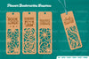 Flower Bookmarks Lasercut SVG Bundle
