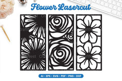 Flower Lasercut SVG Bundle - CraftNest - Digital Crafting and Art