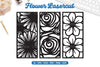 Flower Lasercut SVG Bundle