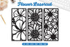 Flower Lasercut SVG Bundle