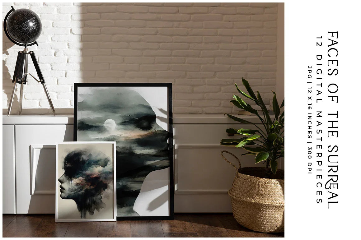 Faces of the Surreal - Wall Art - CraftNest - Digital Crafting and Art