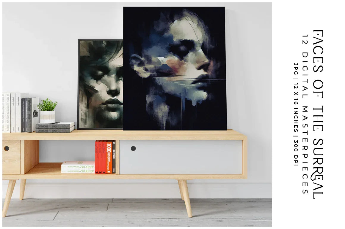 Faces of the Surreal - Wall Art - CraftNest - Digital Crafting and Art