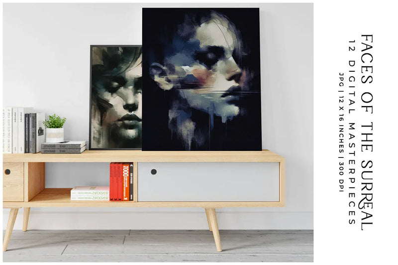 Faces of the Surreal - Wall Art - CraftNest - Digital Crafting and Art
