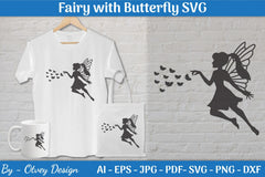 Fairy with Butterfly SVG Bundle - CraftNest - Digital Crafting and Art
