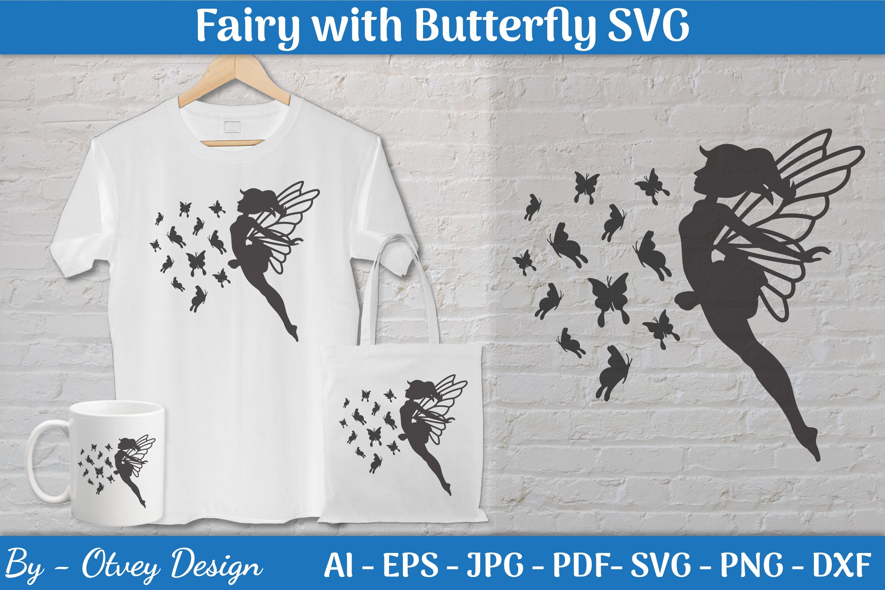 Fairy with Butterfly SVG Bundle