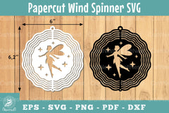 Fairy Papercut Wind Spinner Clipart Bundle - CraftNest - Digital Crafting and Art