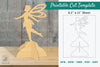 Fairy Printable Cut Template Clipart Bundle