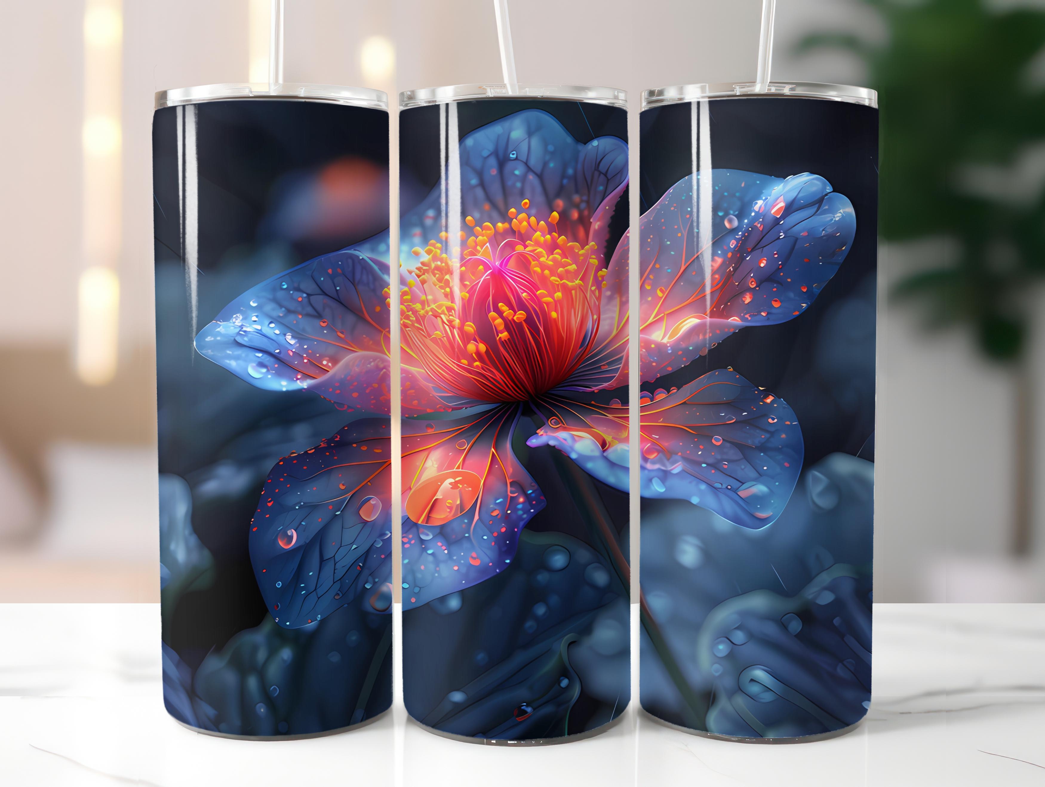 Fairy Tale Flowers Tumbler Wrap - CraftNest - Digital Crafting and Art