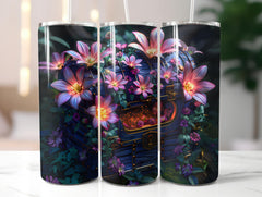 Fairy Tale Flowers Tumbler Wrap - CraftNest - Digital Crafting and Art