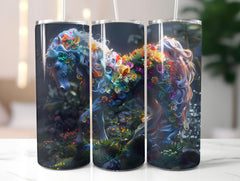 Fairy Tale Flowers Tumbler Wrap - CraftNest - Digital Crafting and Art