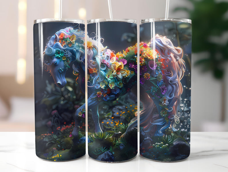 Fairy Tale Flowers Tumbler Wrap - CraftNest - Digital Crafting and Art