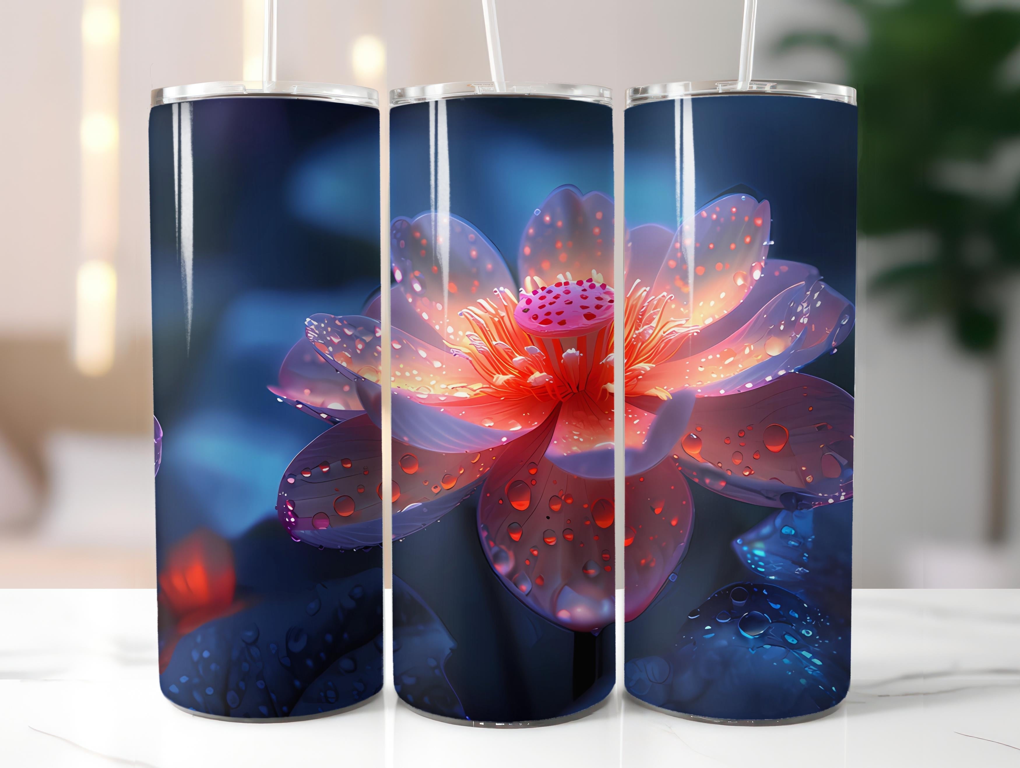 Fairy Tale Flowers Tumbler Wrap - CraftNest - Digital Crafting and Art