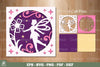 Fairy and Flowers Layered Papercut SVG Bundle