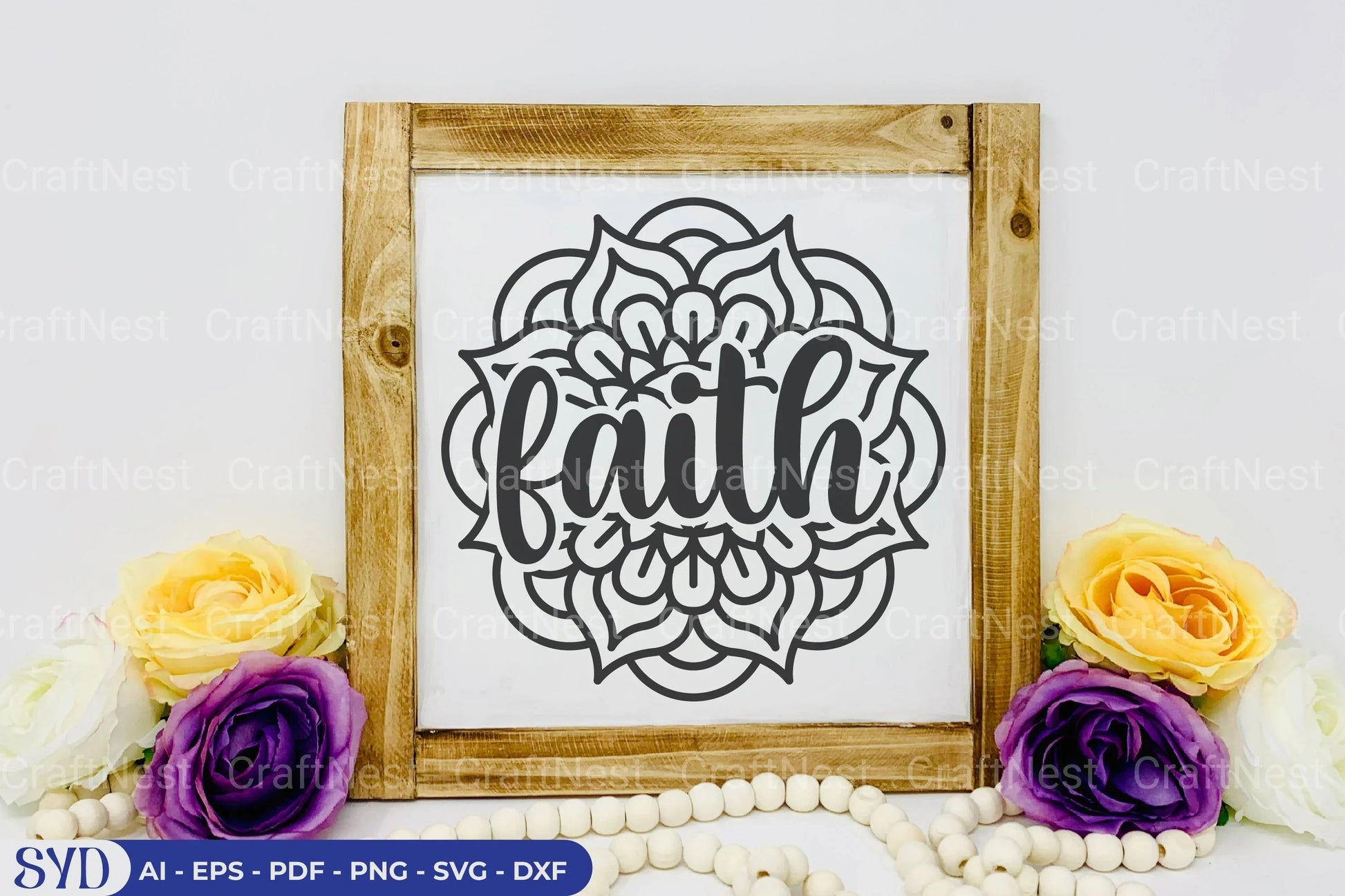 Faith Mandala SVG Bundle - CraftNest - Digital Crafting and Art