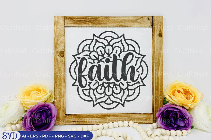 Faith Mandala SVG Bundle - CraftNest - Digital Crafting and Art