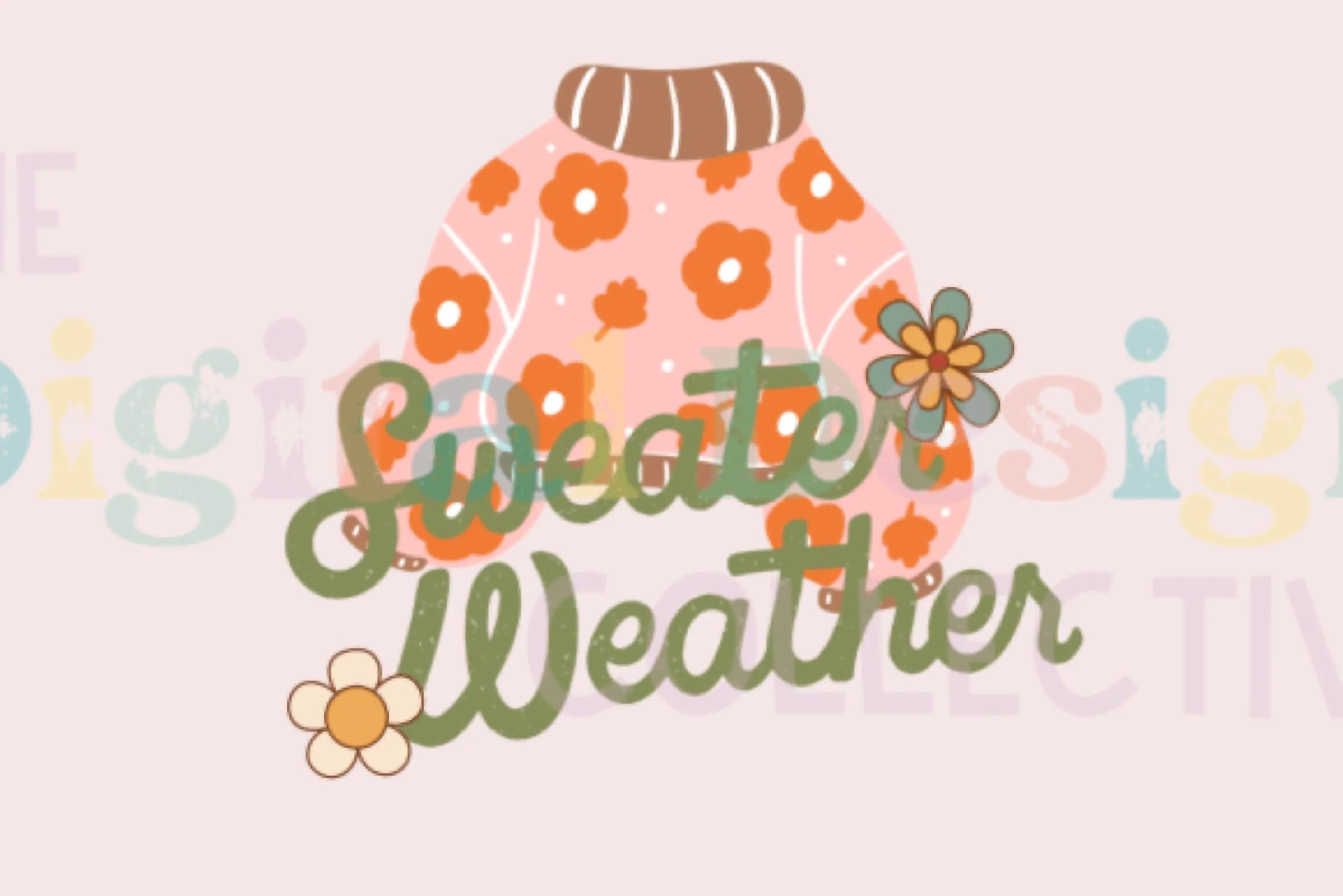 Boho Fall Sweater Weather Clipart Bundle - CraftNest - Digital Crafting and Art