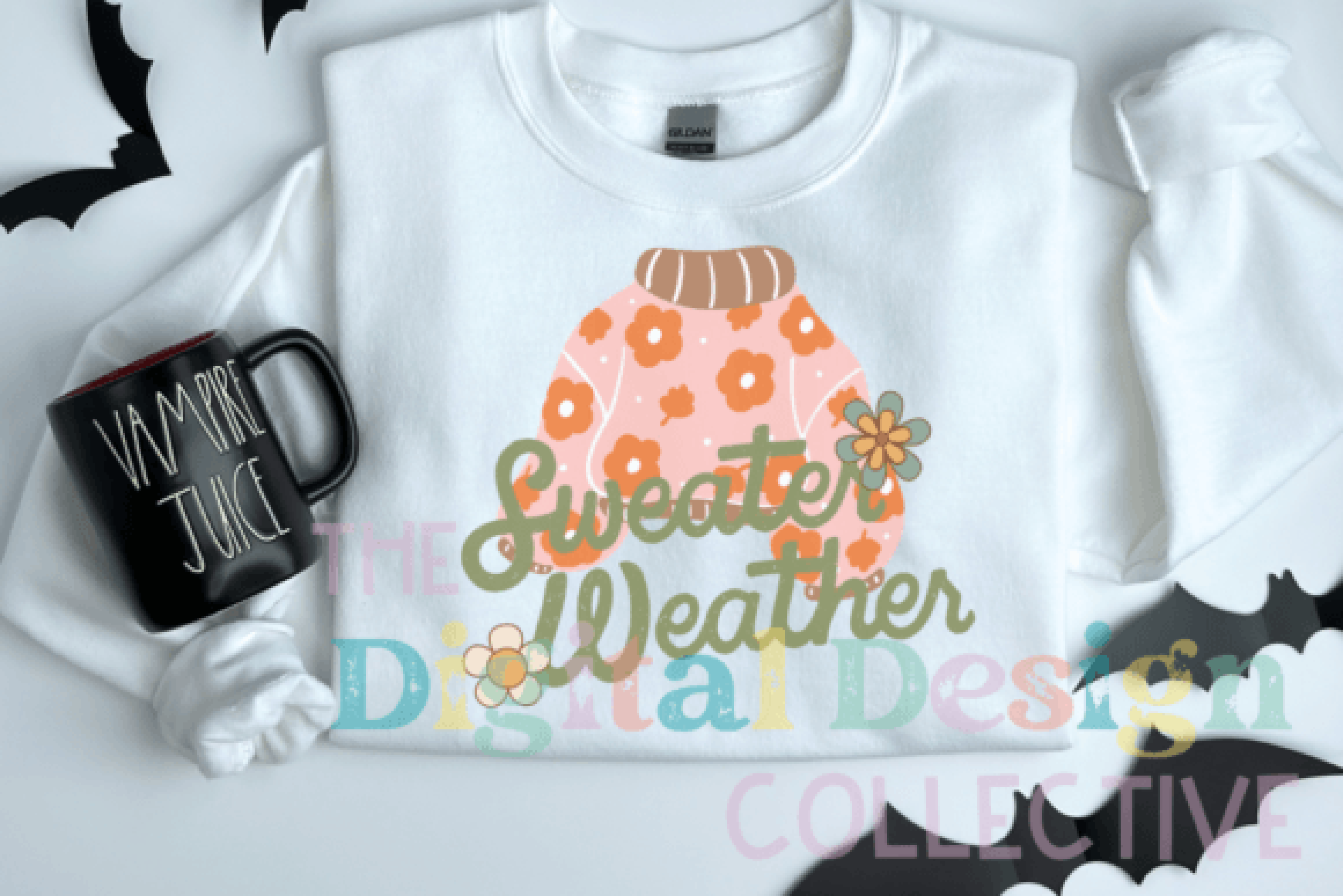 Boho Fall Sweater Weather Clipart Bundle