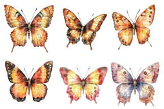 Fall Butterfly Garden Clipart Bundle 1 - CraftNest - Digital Crafting and Art