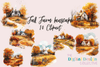 Fall Landscape Clipart Bundle