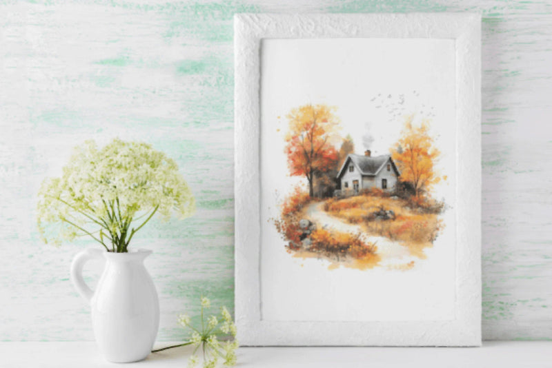 Fall Landscape Clipart Bundle - CraftNest - Digital Crafting and Art