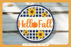 Fall Door Sign Lasercut SVG Bundle - CraftNest - Digital Crafting and Art