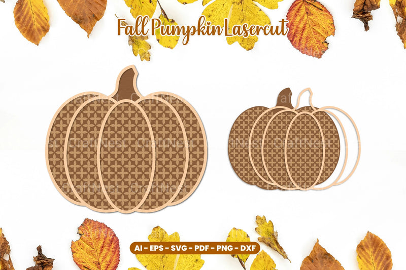 Fall Pumpkin Laser Cut SVG Bundle - CraftNest - Digital Crafting and Art
