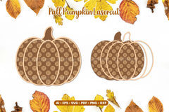 Fall Pumpkin Laser Cut SVG Bundle - CraftNest - Digital Crafting and Art