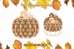 Fall Pumpkin Laser Cut SVG Bundle - CraftNest - Digital Crafting and Art