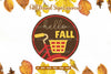 Fall Round Sign Laser Cut SVG Bundle