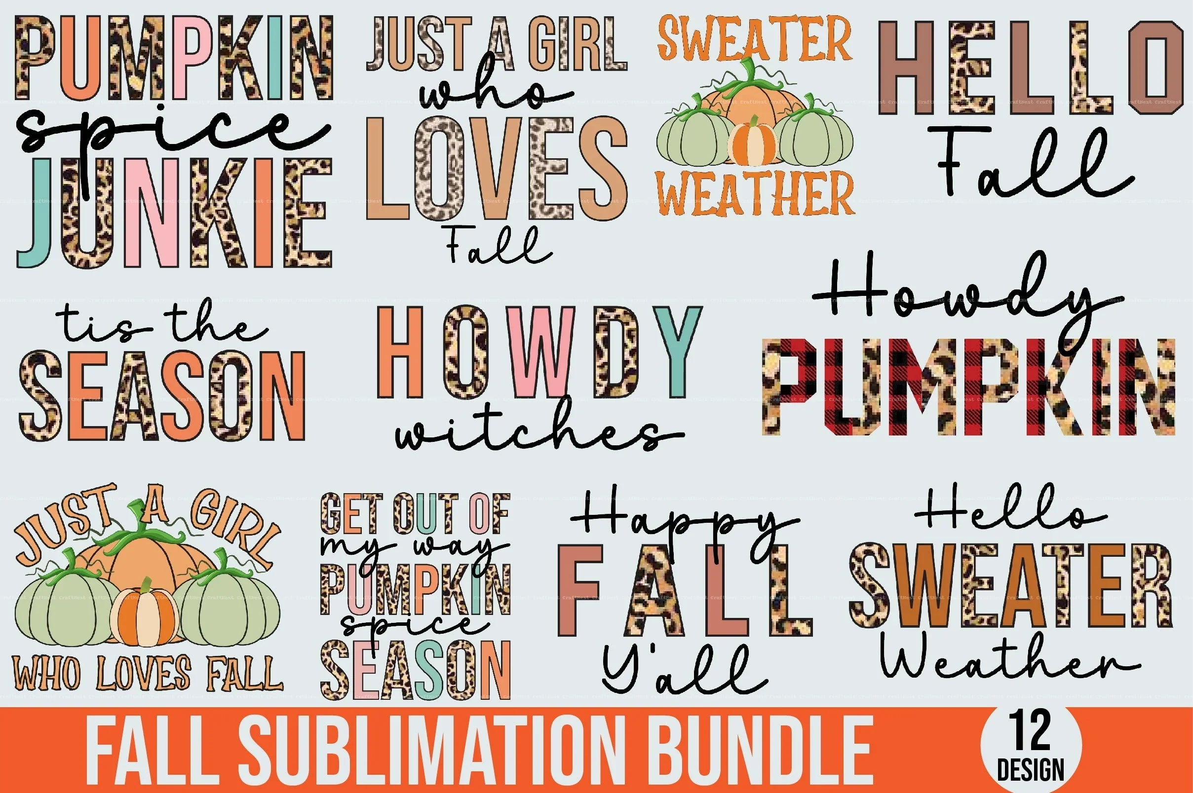Fall Clipart Bundle