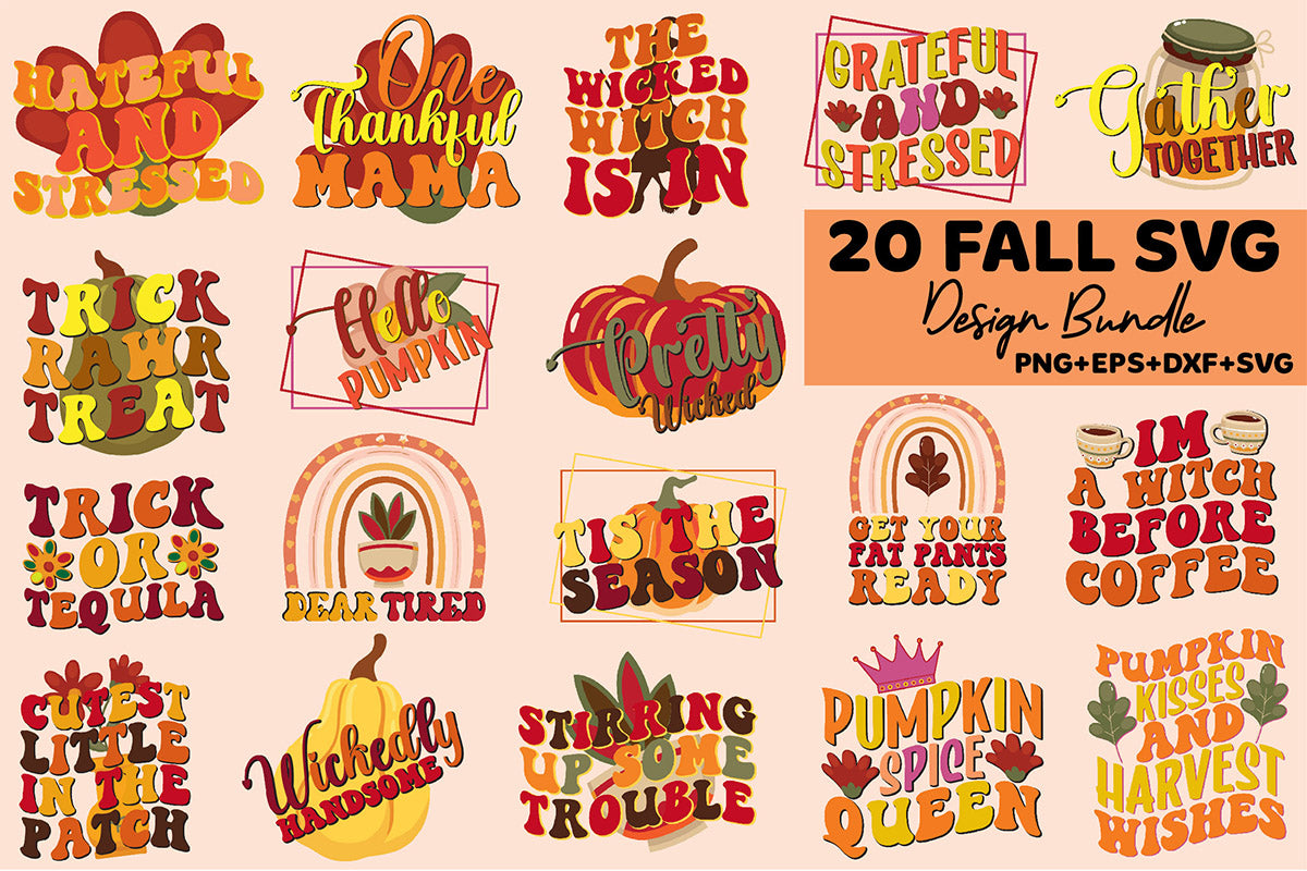 Fall Cricut Files SVG Bundle