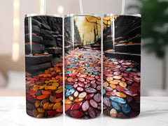 Fall Floral Beauty Tumbler Wrap - CraftNest