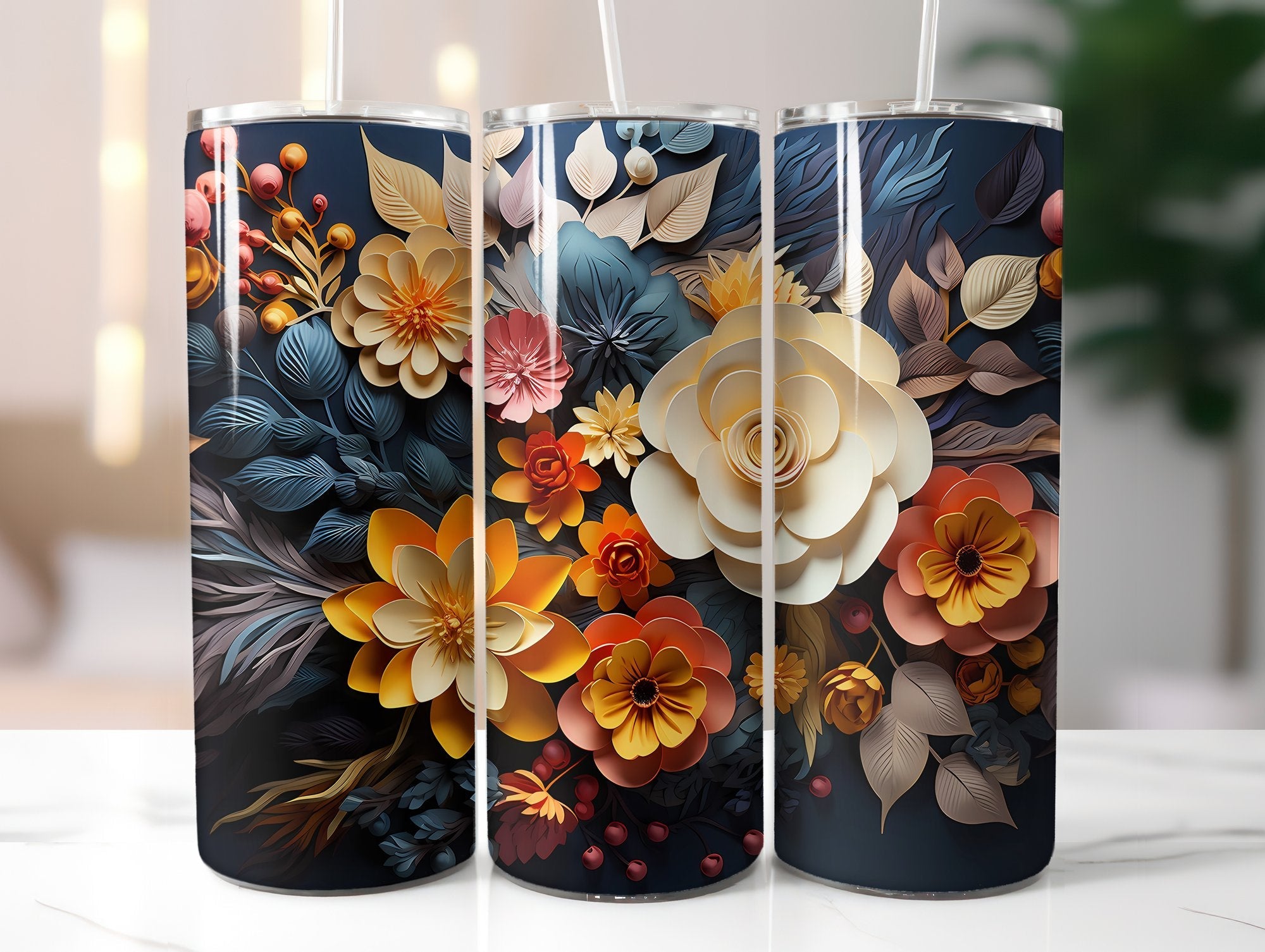 Fall Foliage Tumbler Wrap - CraftNest