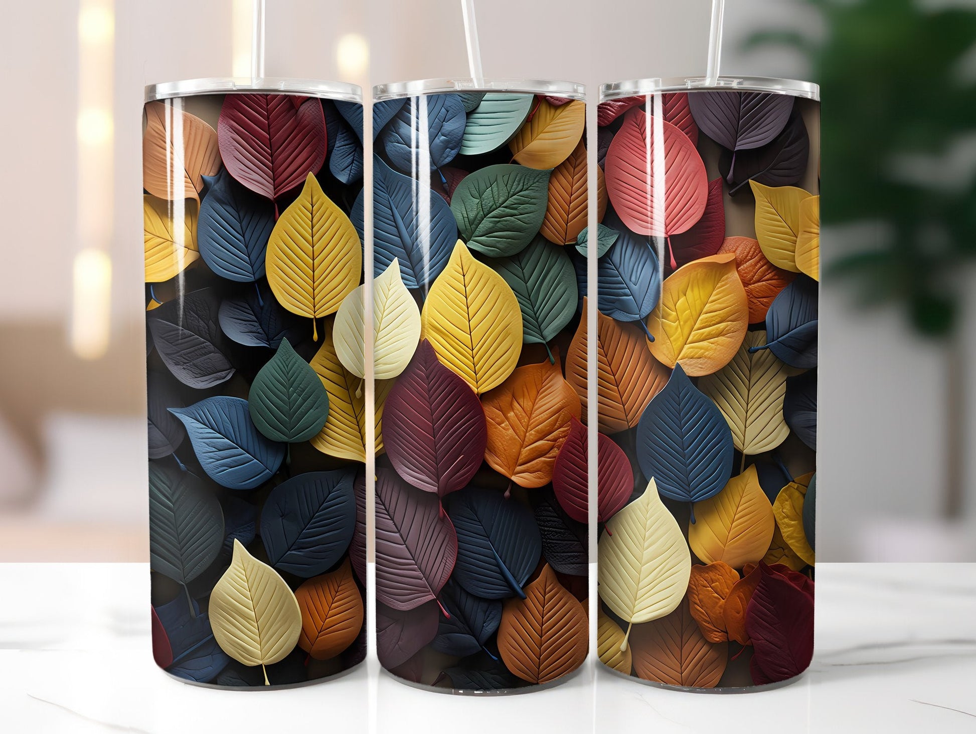 Fall Foliage Tumbler Wrap - CraftNest