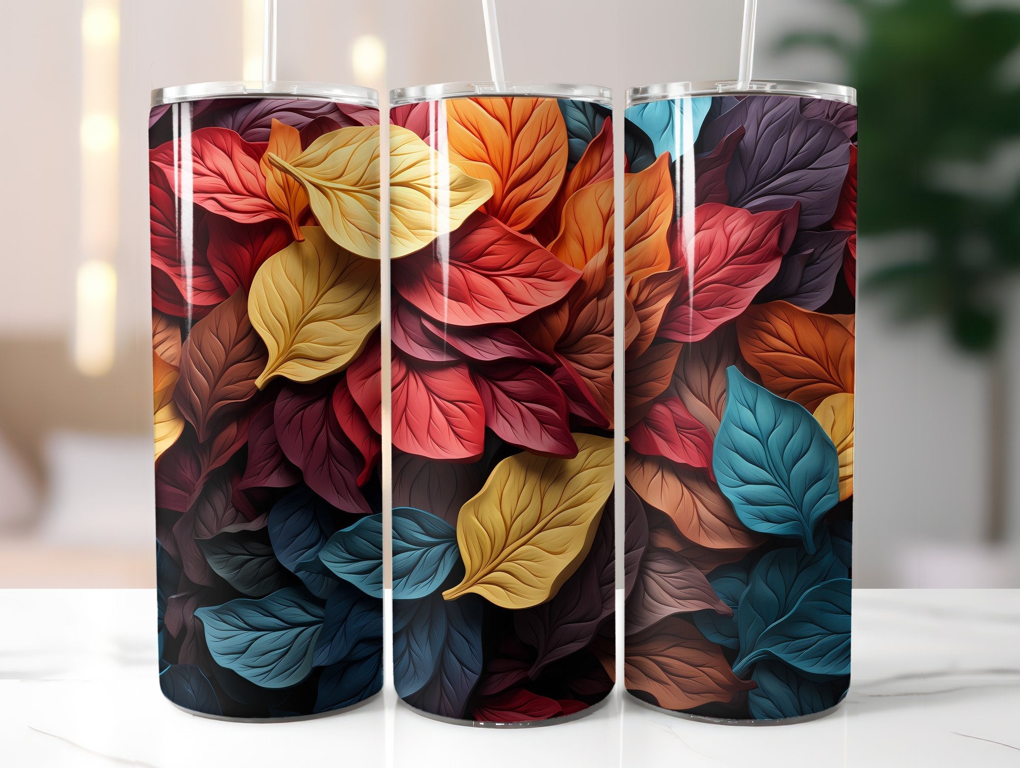 Fall Leaves Collection Tumbler Wrap - CraftNest