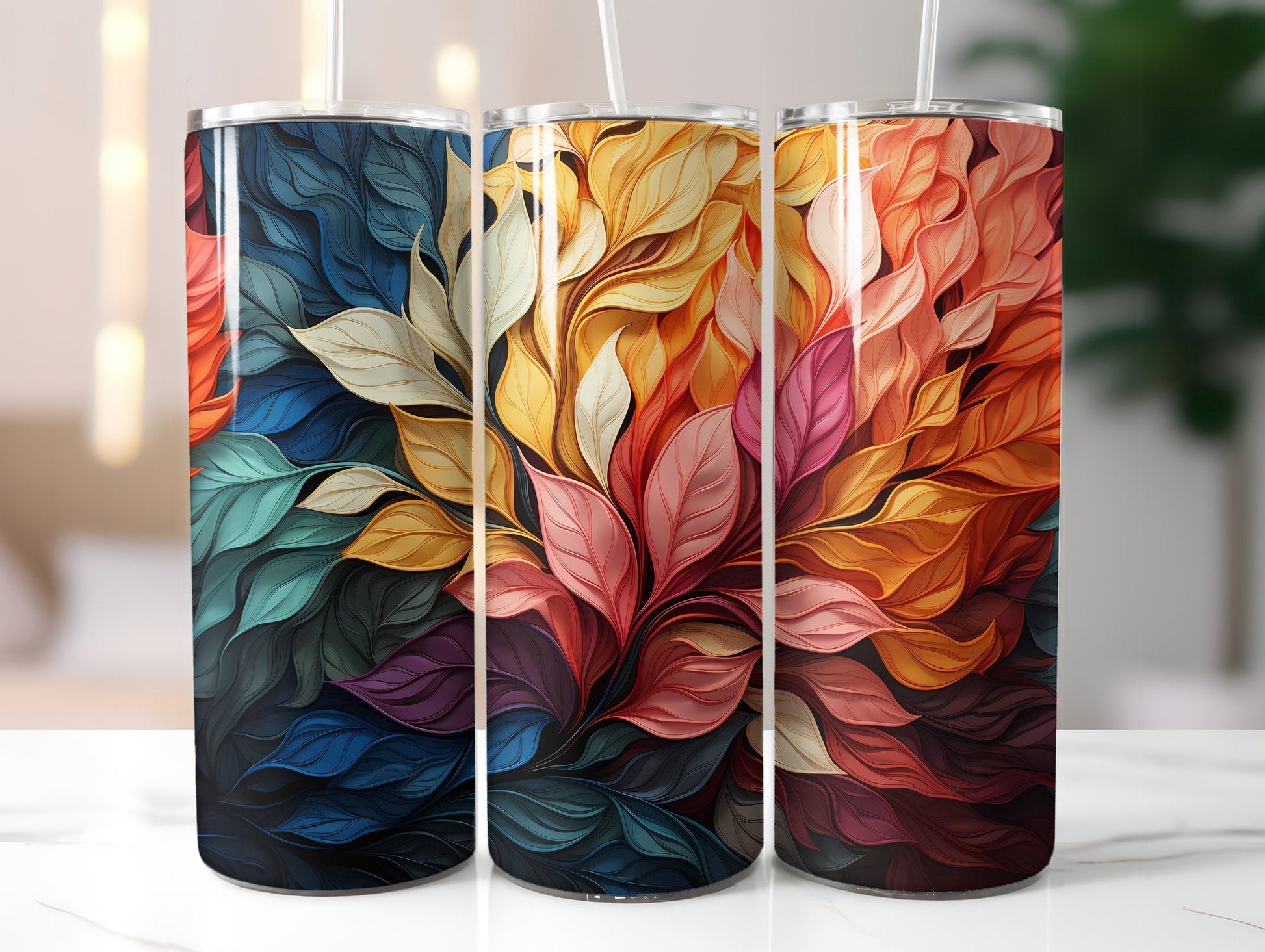 Fall Leaves Collection Tumbler Wrap - CraftNest