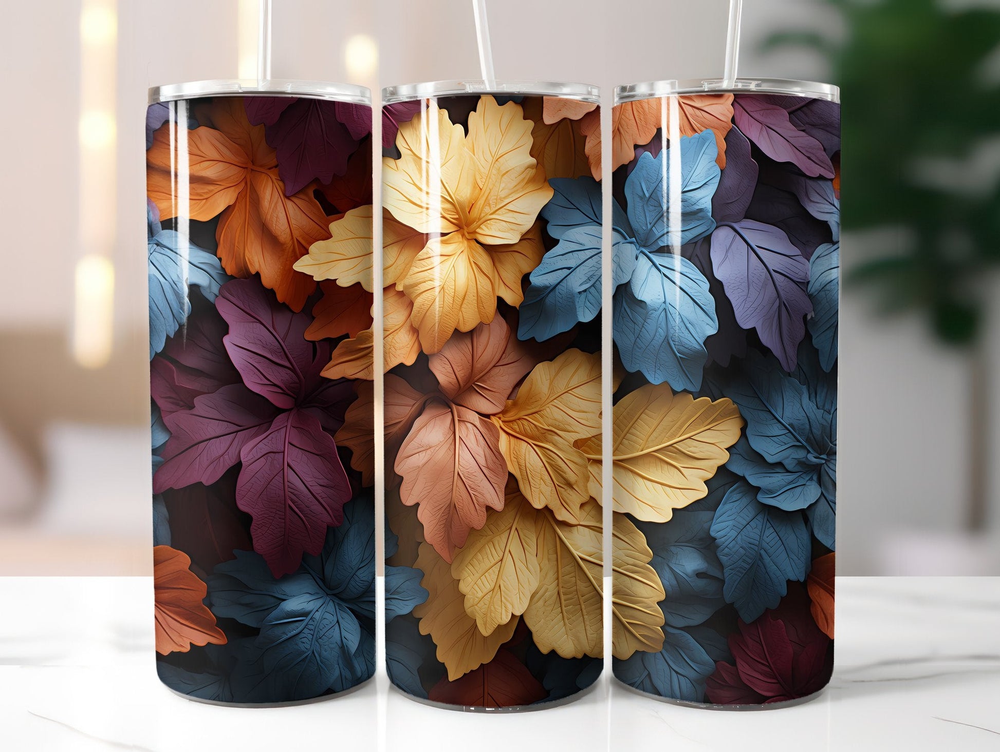 Fall Leaves Collection Tumbler Wrap - CraftNest