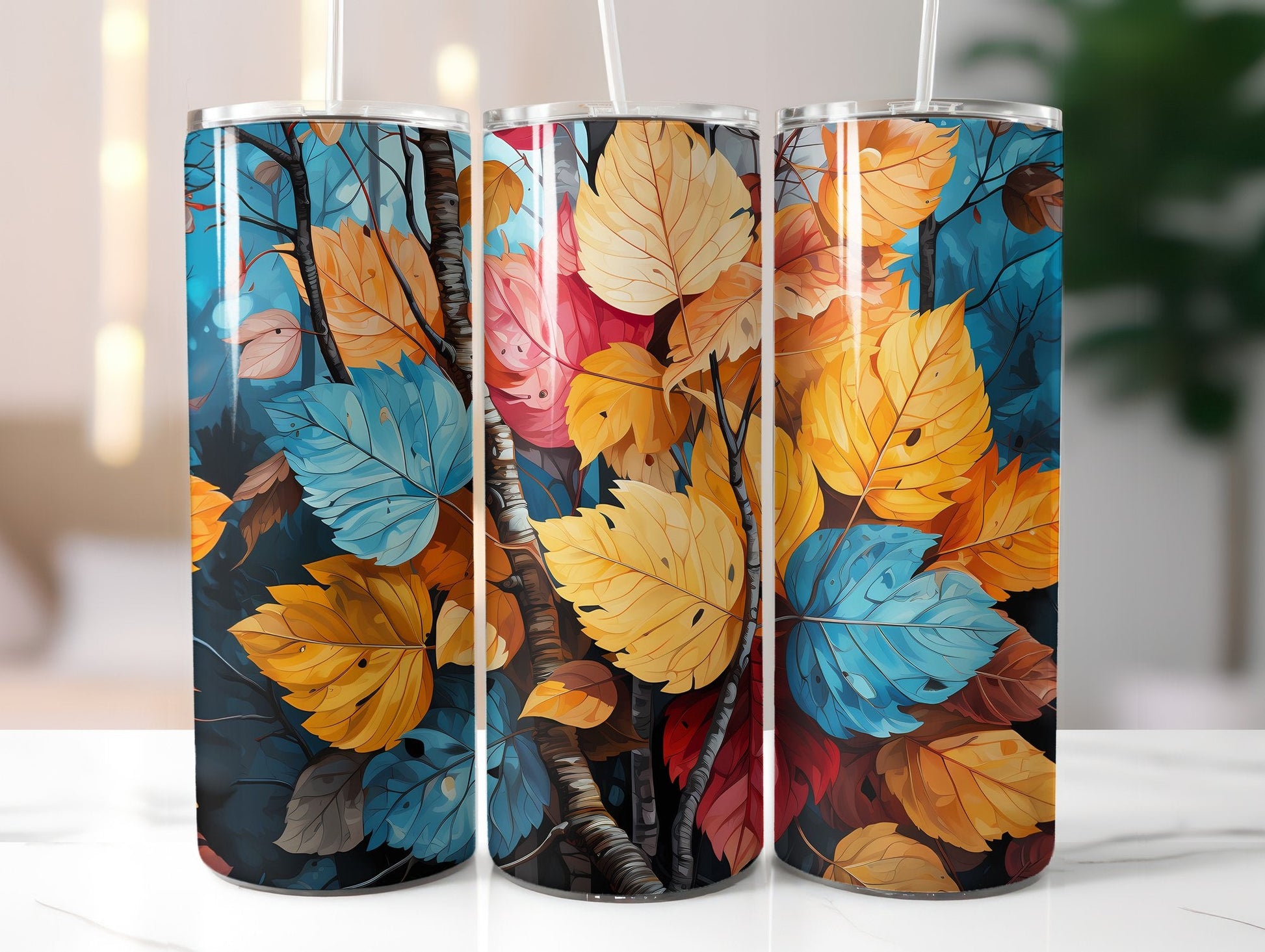 Fall Leaves Collection Tumbler Wrap - CraftNest