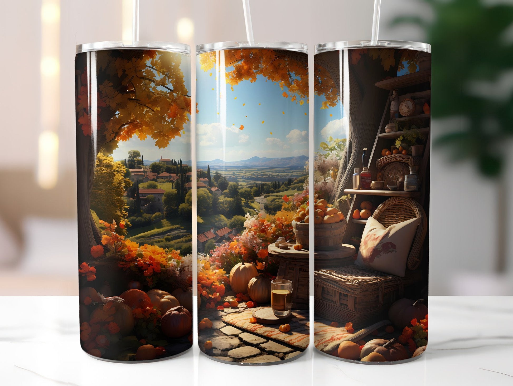 Fall Picnics Tumbler Wrap - CraftNest
