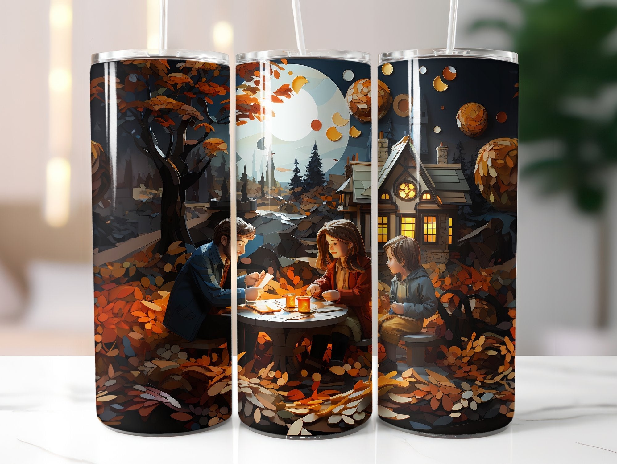 Fall Picnics Tumbler Wrap - CraftNest