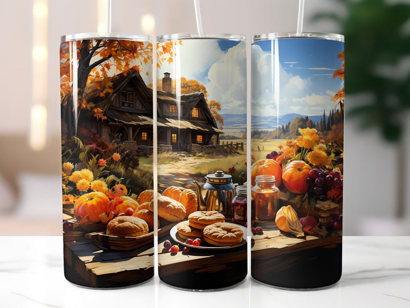 Fall Picnics Tumbler Wrap - CraftNest