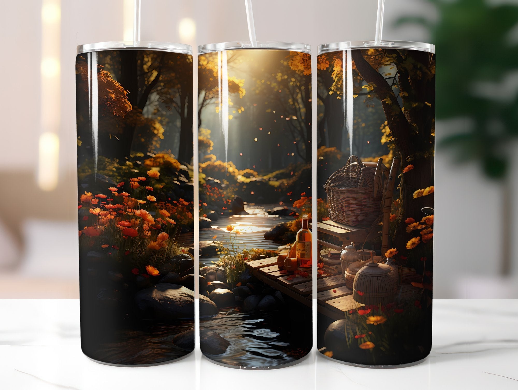 Fall Picnics Tumbler Wrap - CraftNest