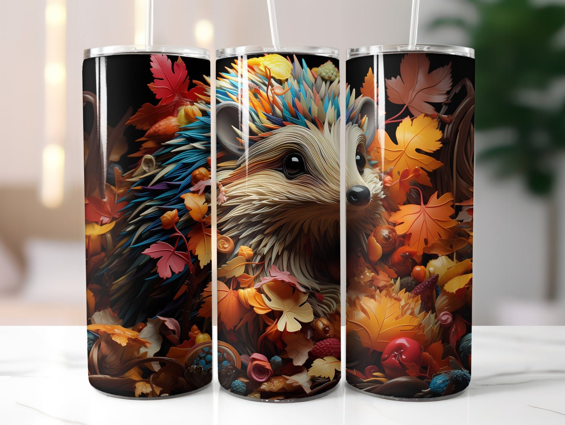 Fall Wildlife Tumbler Wrap - CraftNest