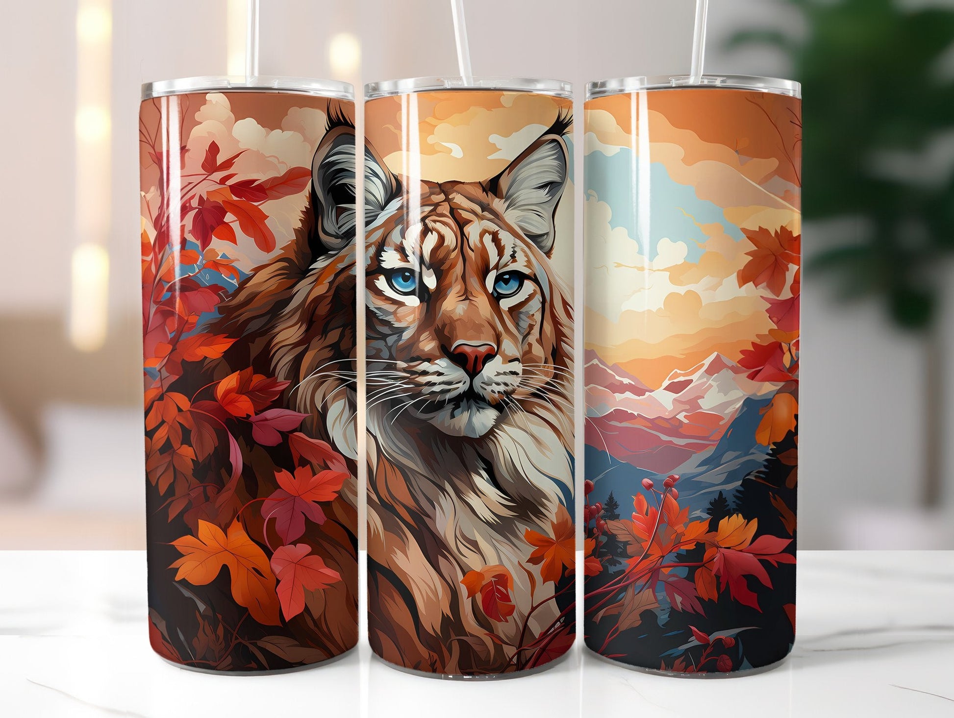 Fall Wildlife Tumbler Wrap - CraftNest