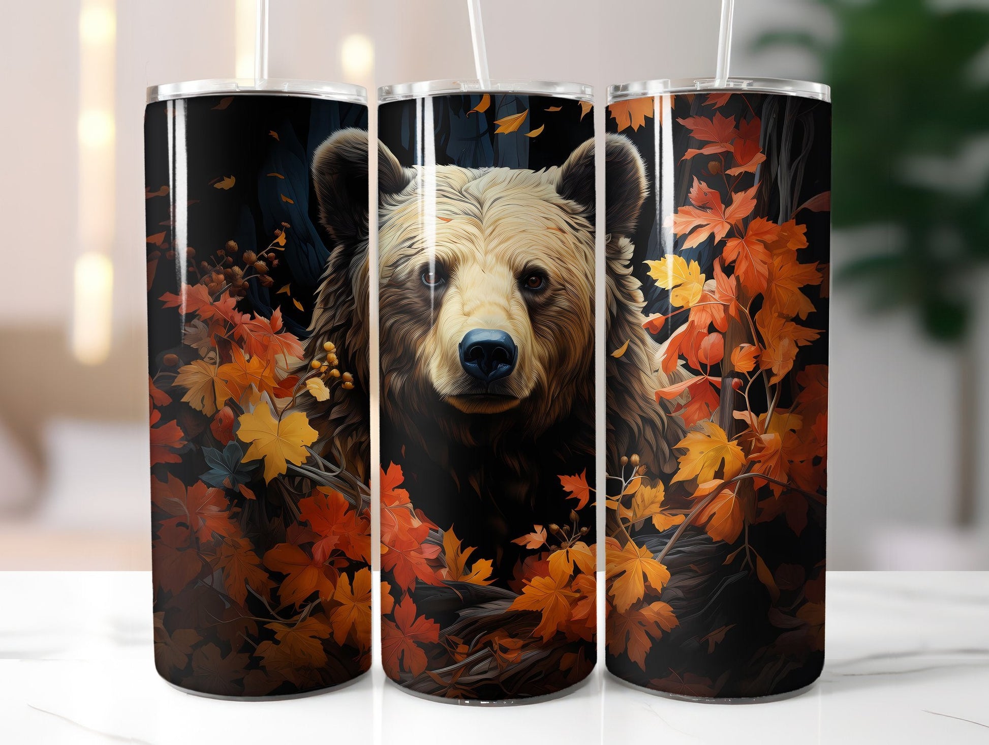 Fall Wildlife Tumbler Wrap - CraftNest