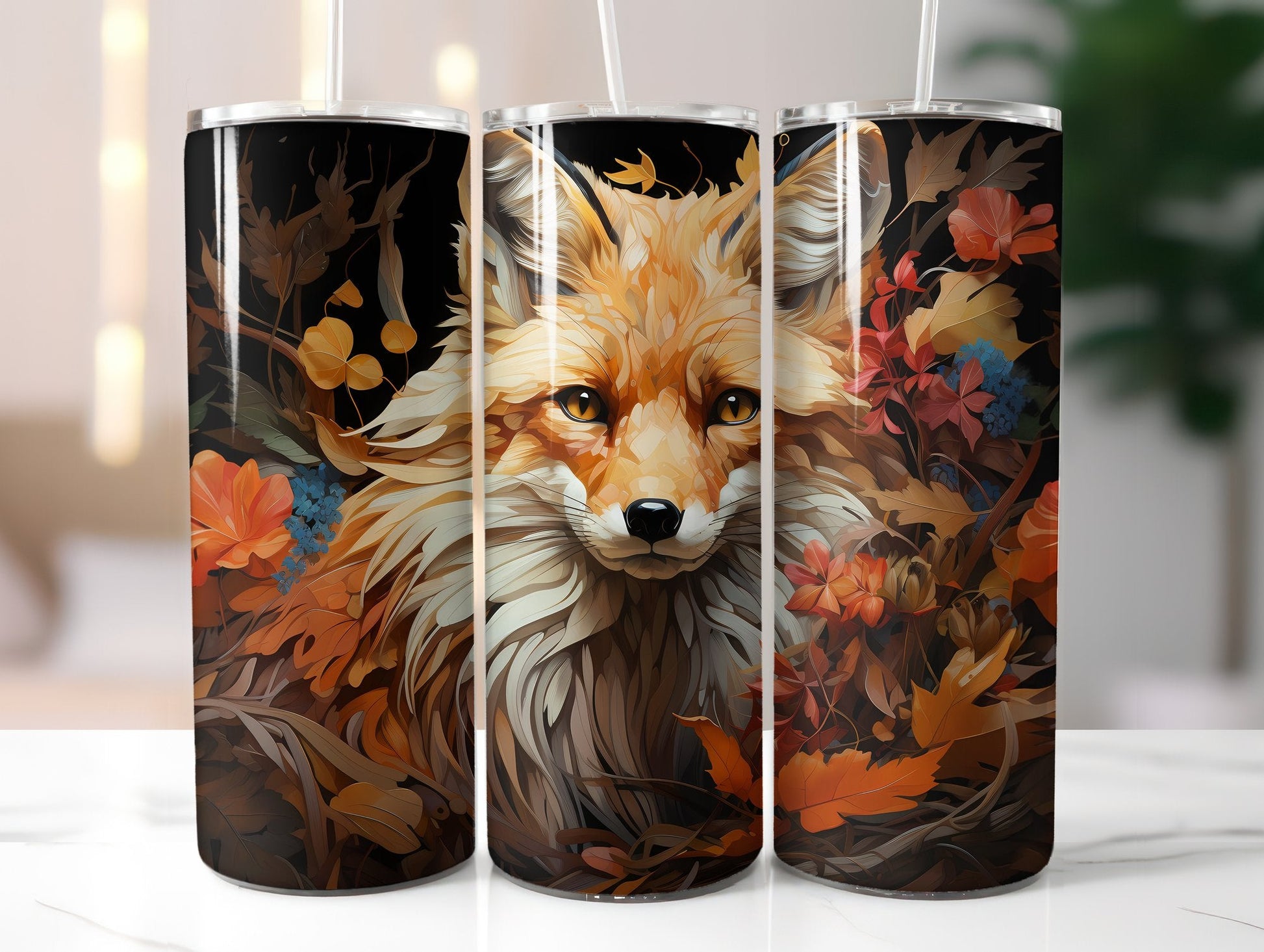Fall Wildlife Tumbler Wrap - CraftNest